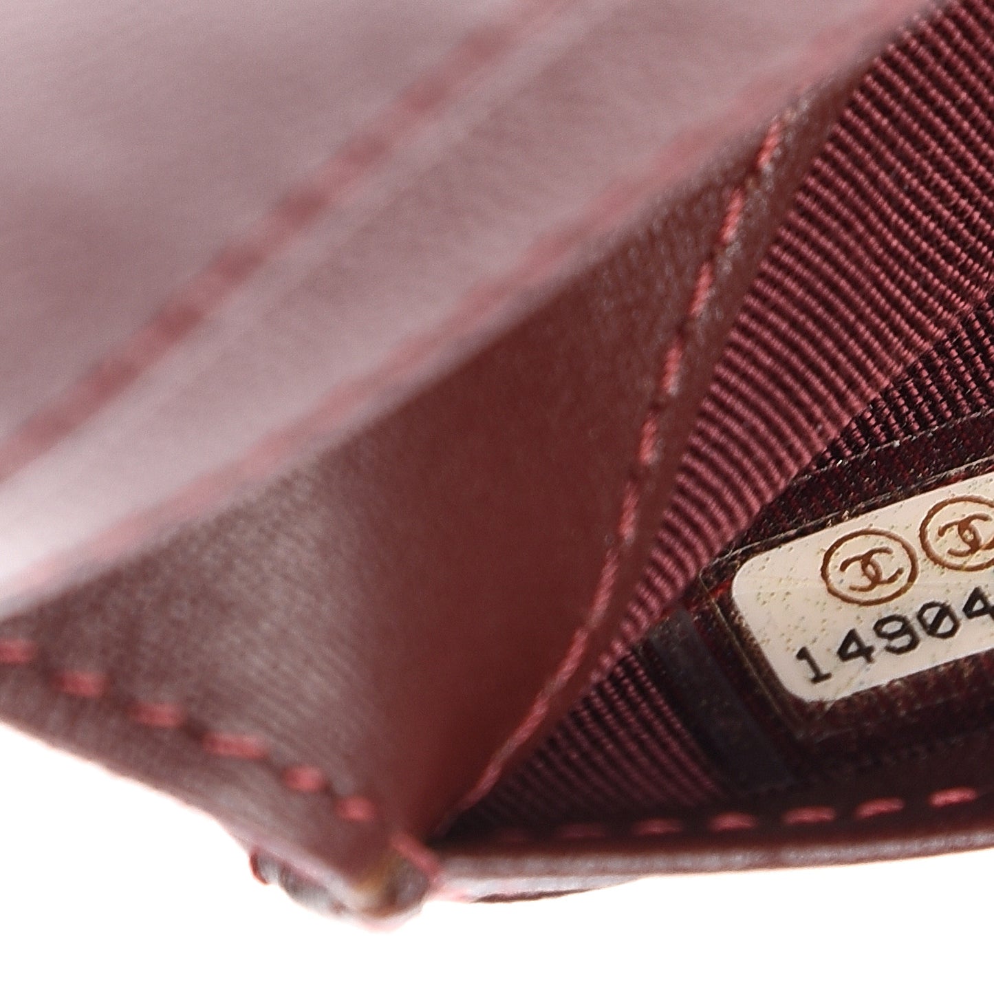 Lambskin Quilted Yen Wallet Black