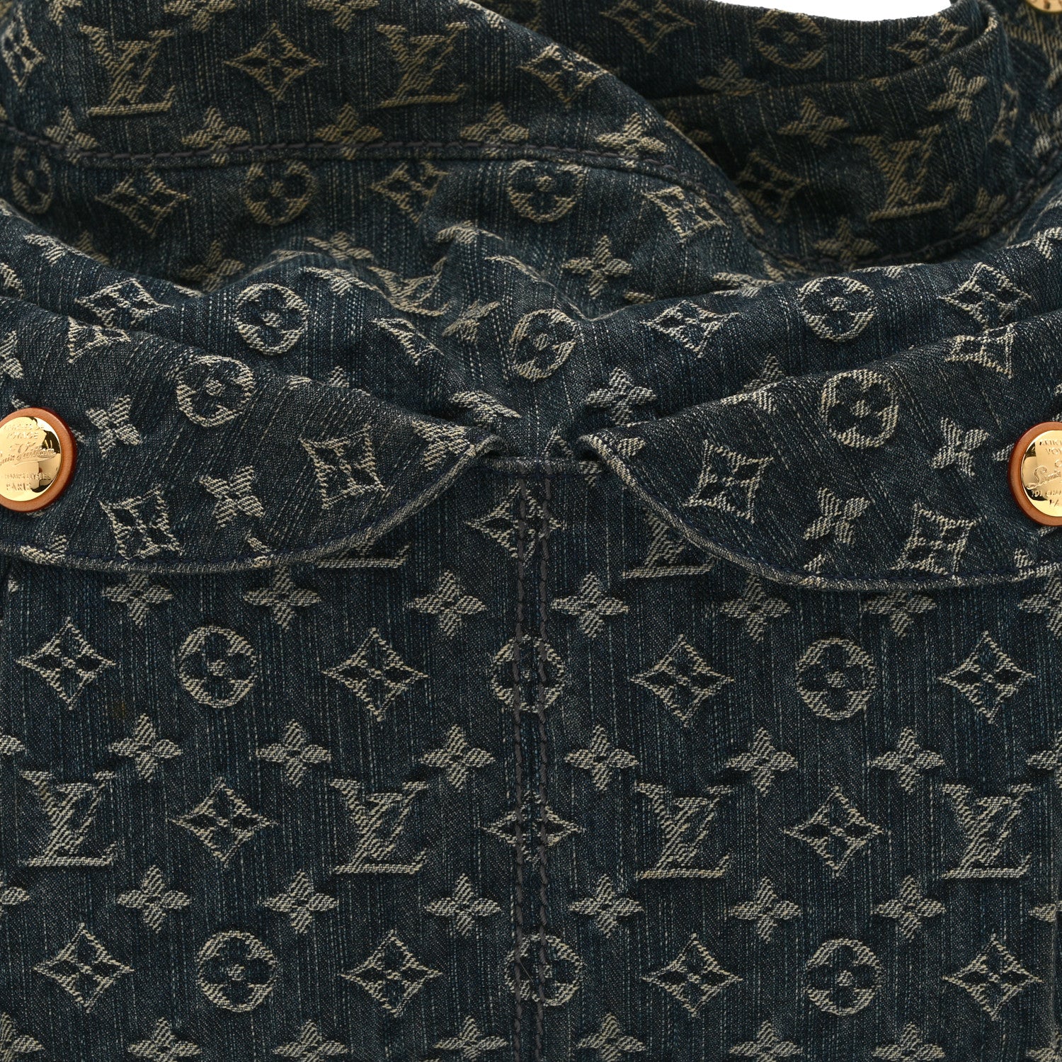 Louis Vuitton Denim Daily GM Gris Blue 8 of 10