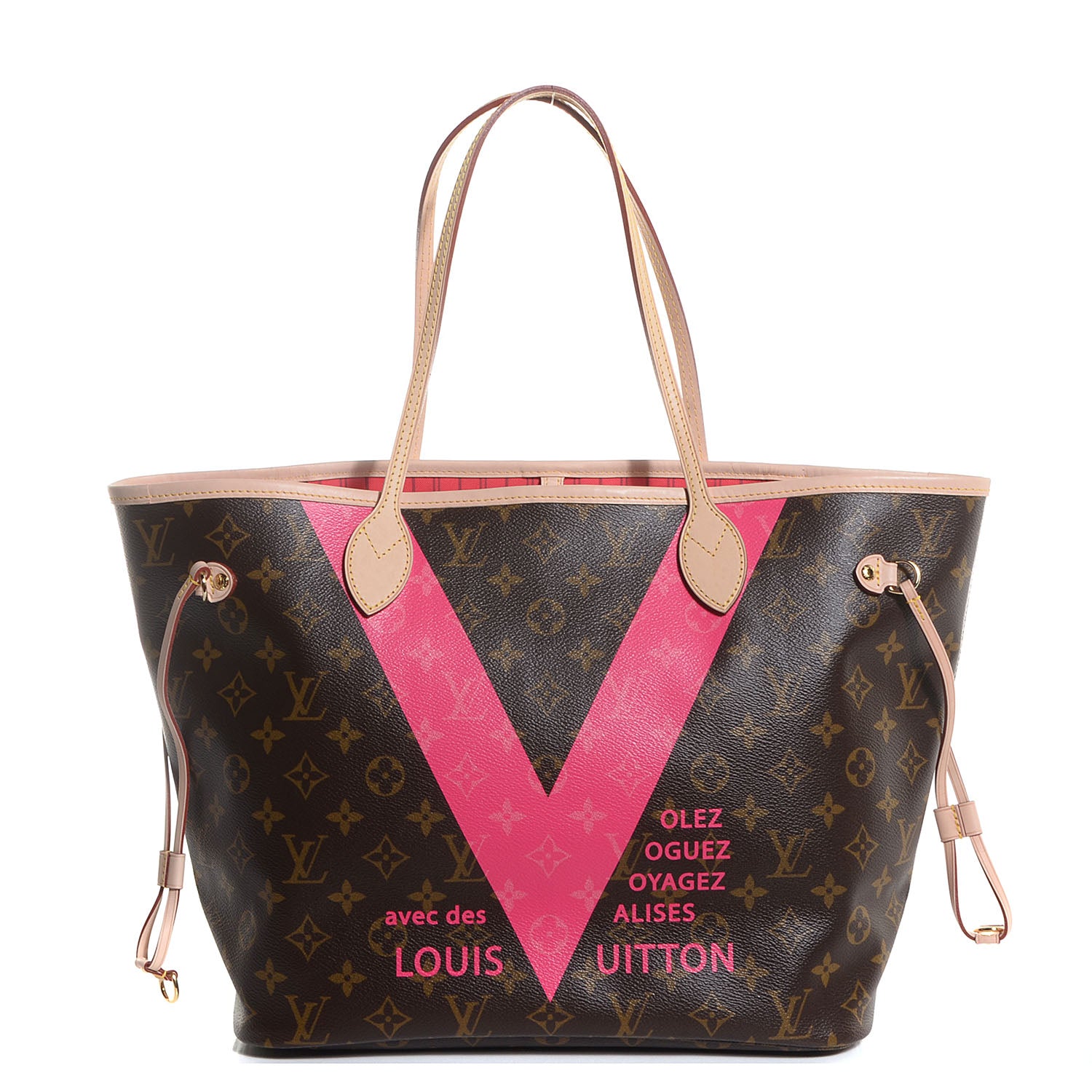 Louis Vuitton Monogram V Neverfull MM Grenade 1 of 8