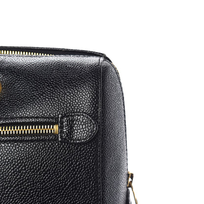 Chanel Caviar Large CC Shoulder Bag Black 13 of 15