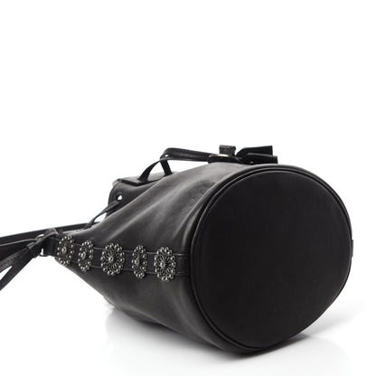 Saint Laurent Calfskin Small Anja Bucket Black 4 of 10