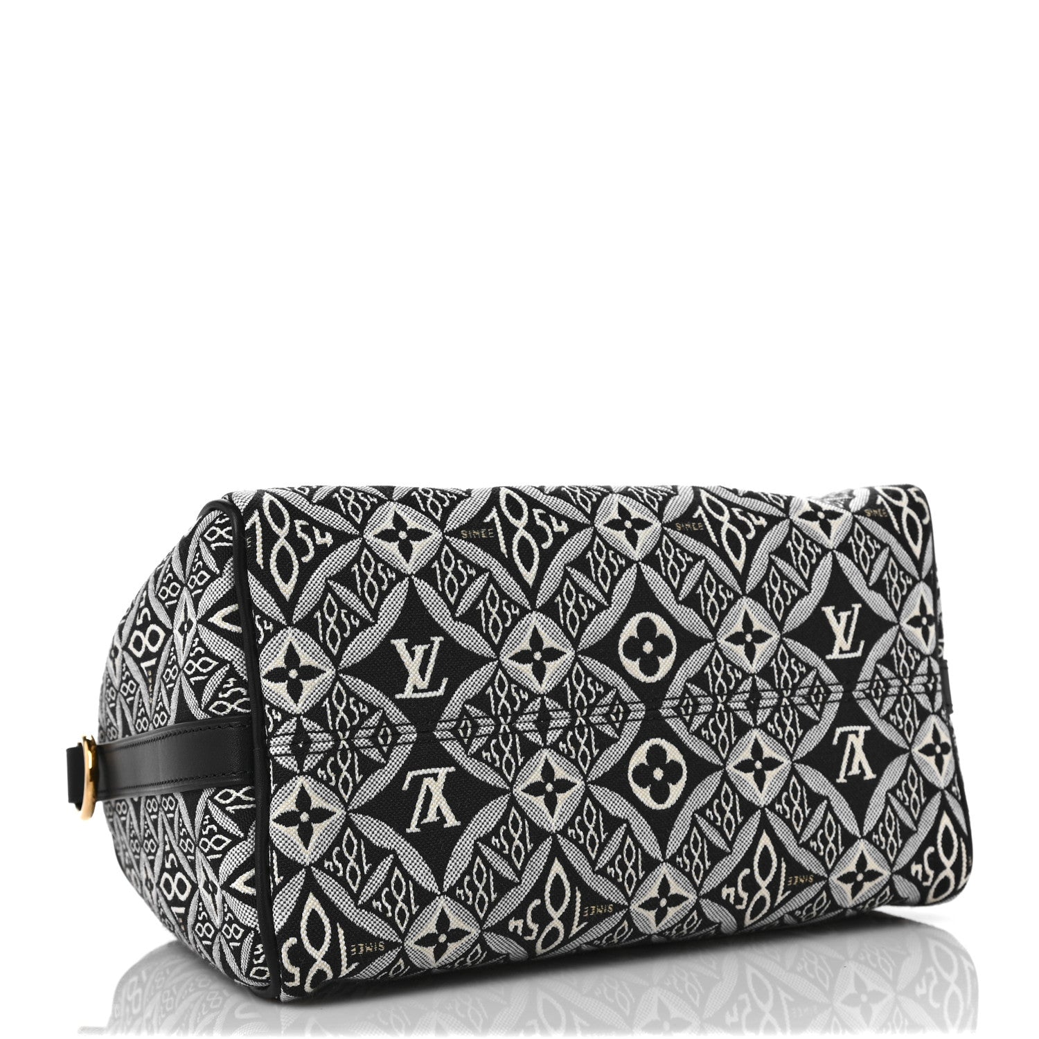 Louis Vuitton Jacquard Since 1854 Speedy Bandouliere 25 Grey 4 of 9