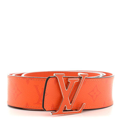 Louis Vuitton Calfskin Monogram 40mm LV Reversible Belt 95 38 Orange 1 of 8