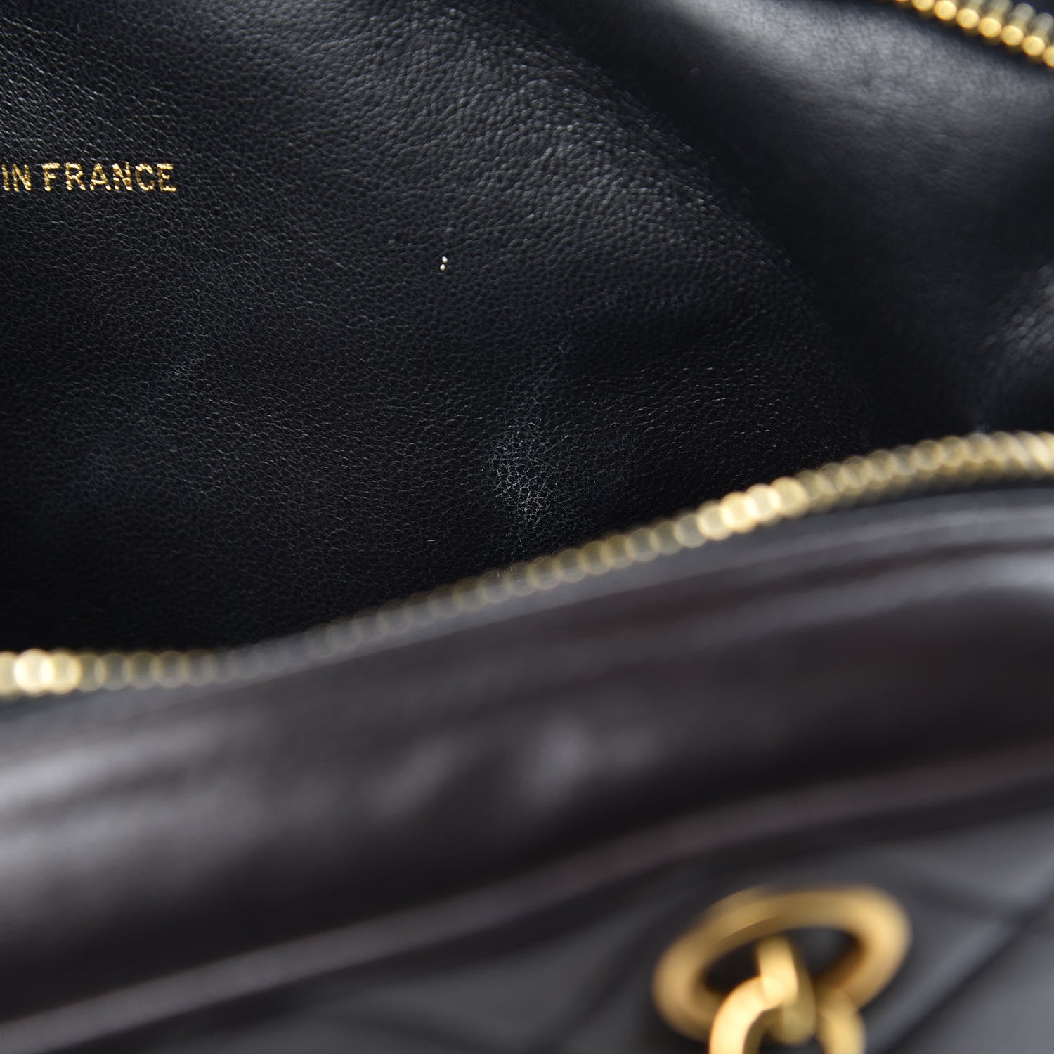 Chanel Lambskin Quilted Shoulder Bag Black 9 of 9
