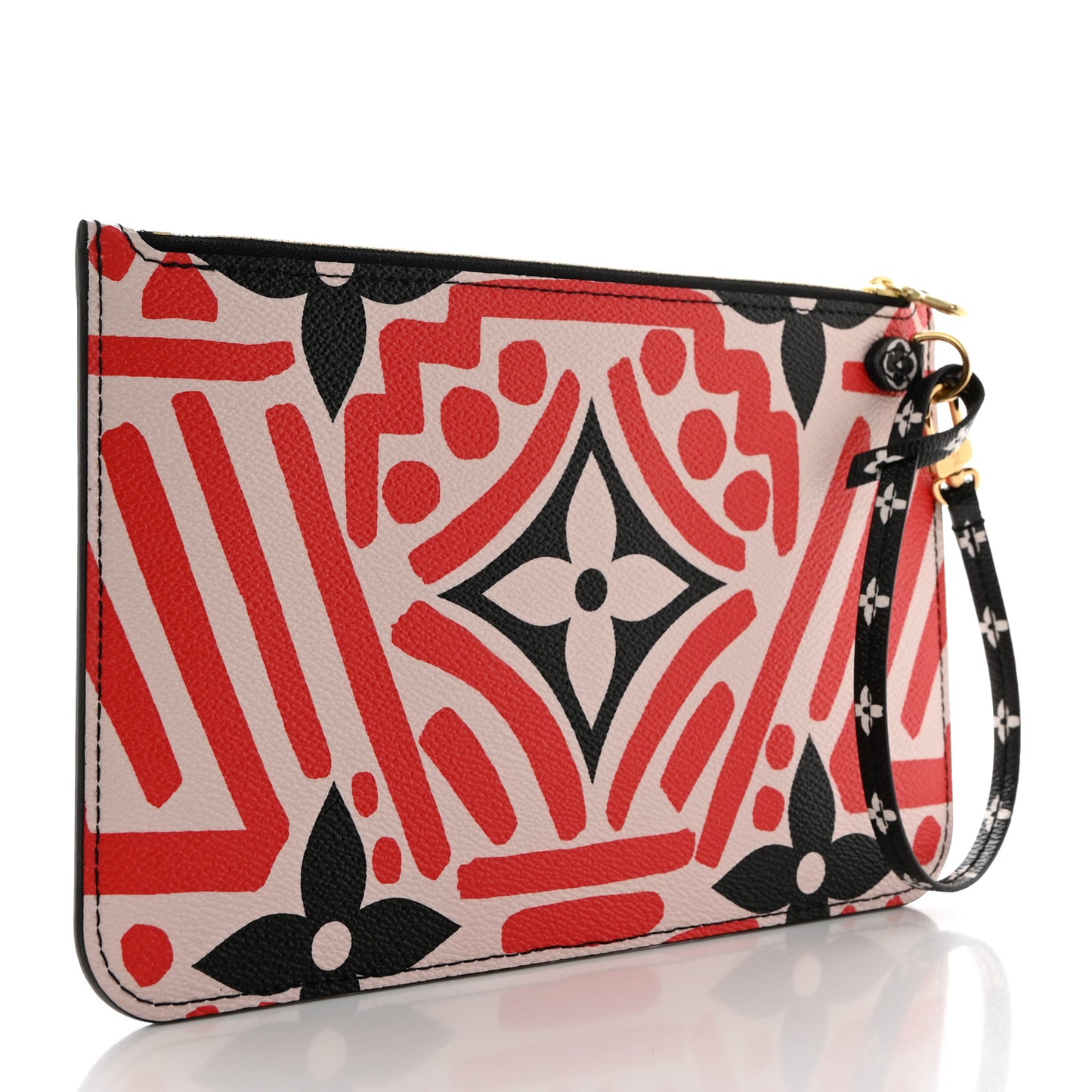 Monogram Giant Crafty Neverfull MM GM Pochette Creme Rouge Black