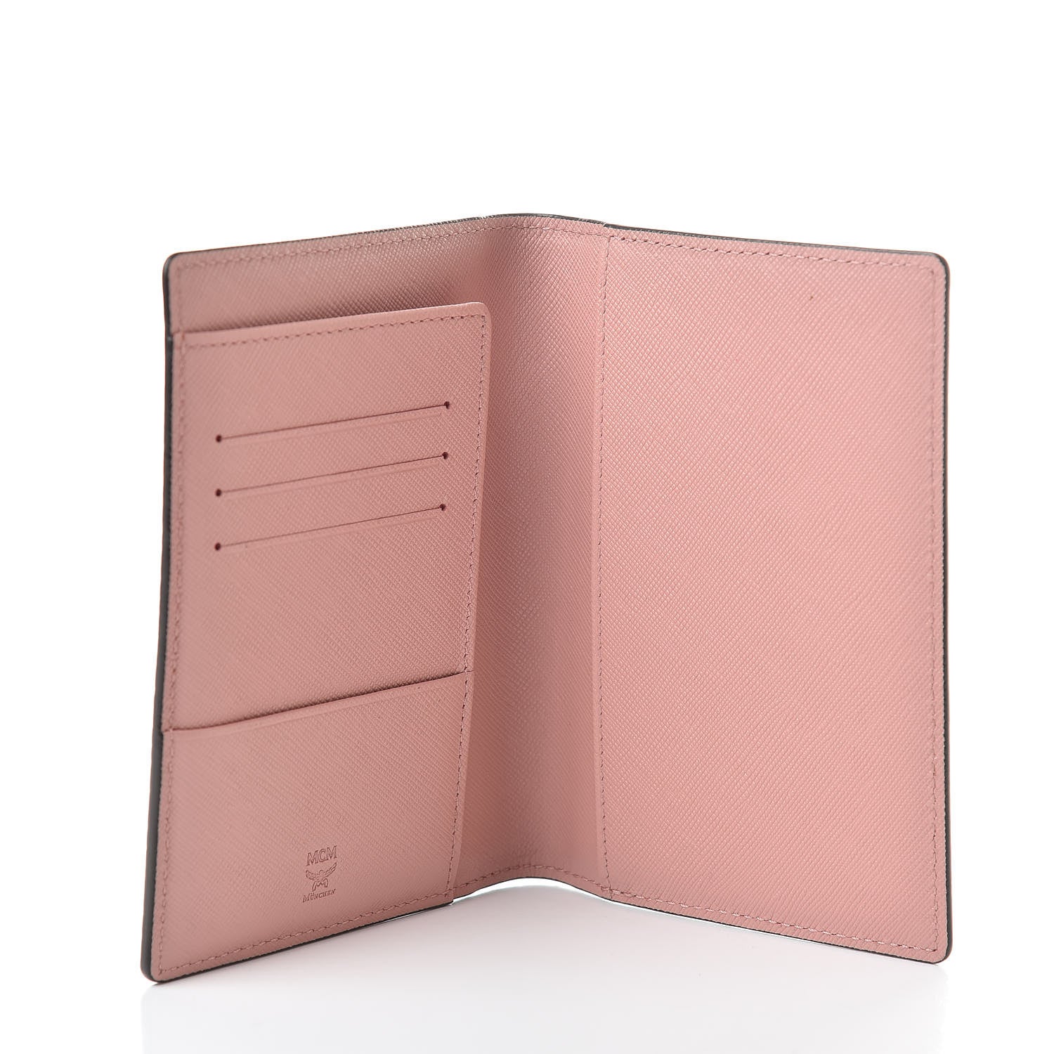 MCM Visetos Rabbit Passport Holder Beige 5 of 7