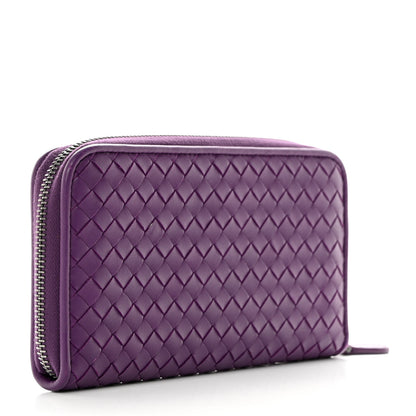 Bottega Veneta Nappa Intrecciato Zip Around Wallet Monalisa 3 of 11