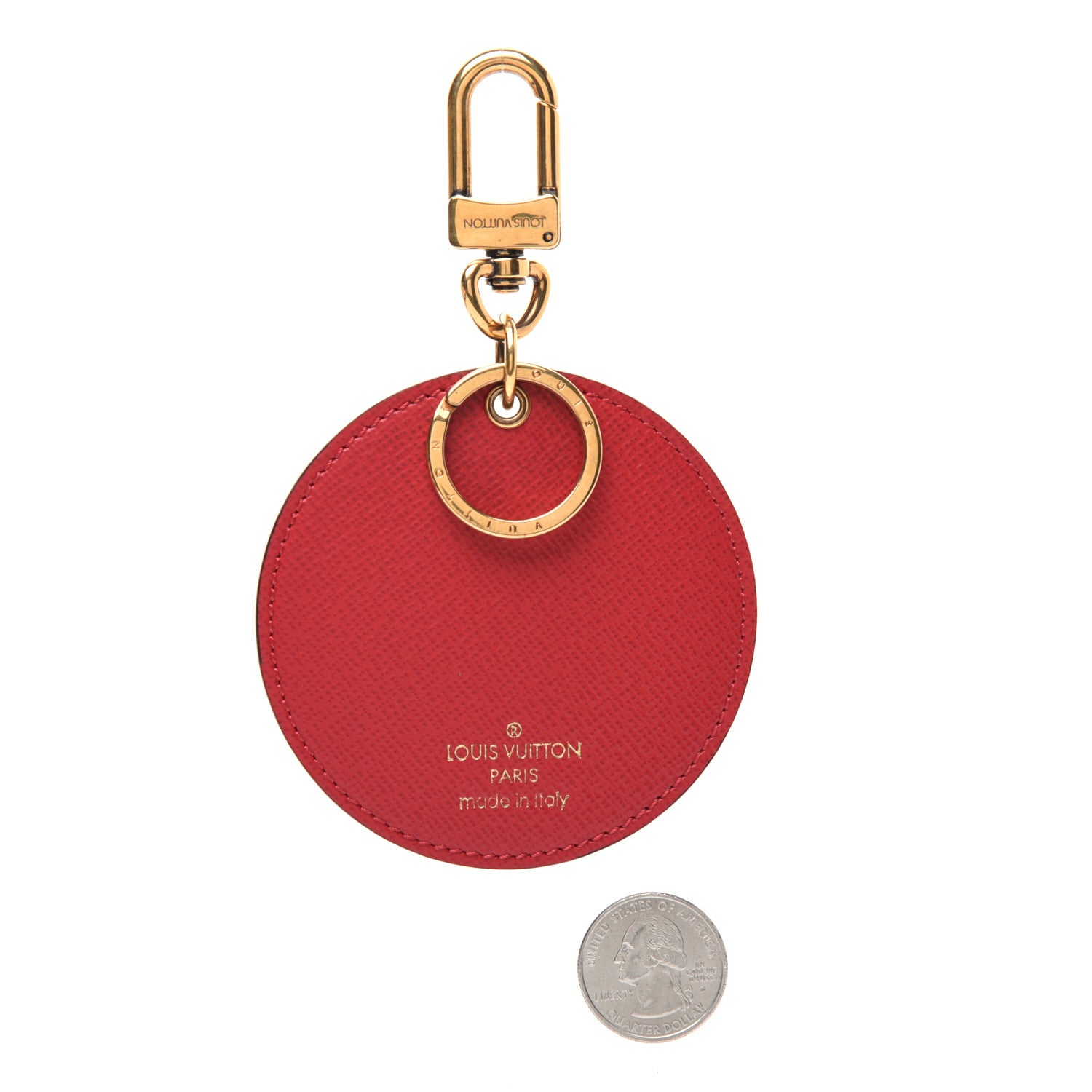 Louis Vuitton Monogram Illustre Kabuki Bag Charm Key Ring 3 of 7