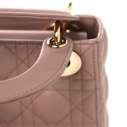 Christian Dior Lambskin Cannage Mini Lady Dior Blush 12 of 16
