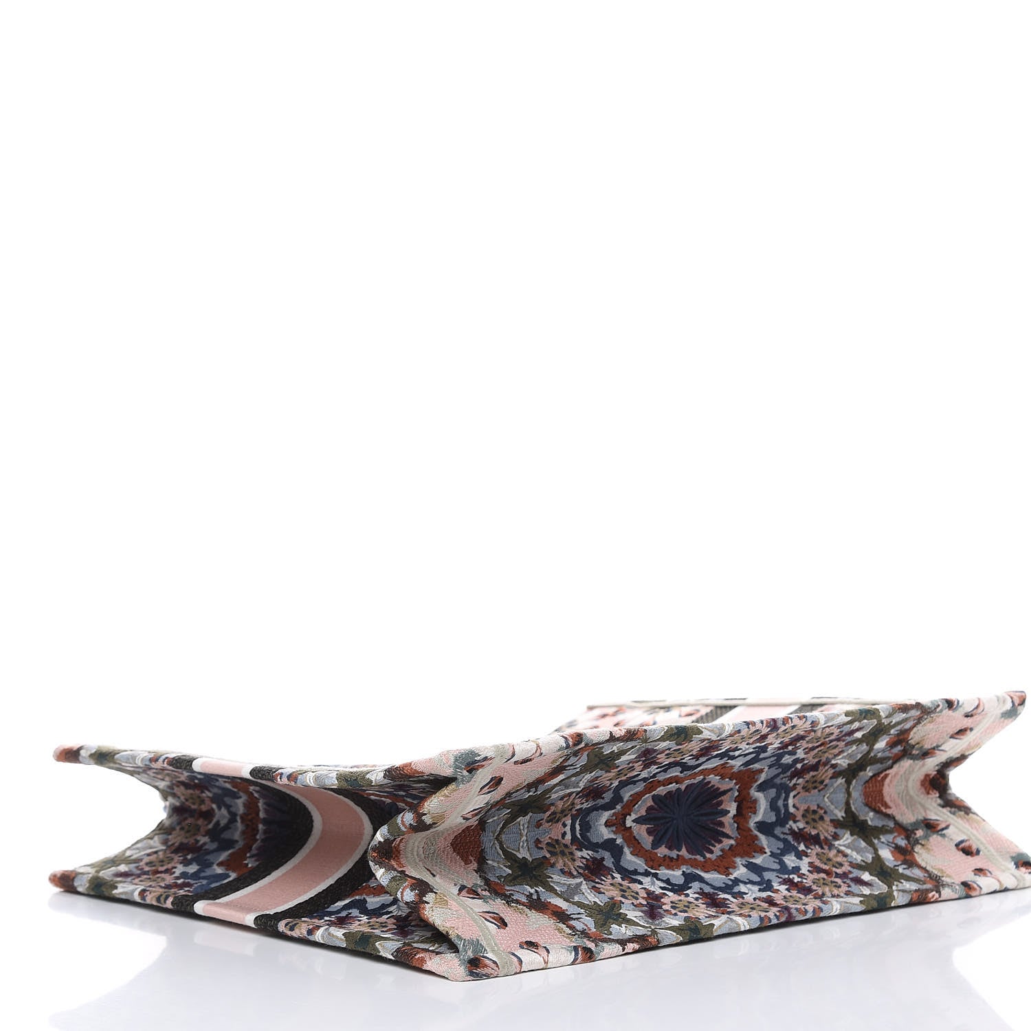 Christian Dior Canvas Embroidered Kaleidioroscopic Book Tote 4 of 12