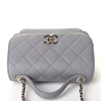 Chanel Caviar Quilted Small Business Affinity Flap Grey 7 of 7