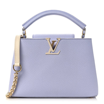 Louis Vuitton Taurillon Braided Chain Capucines BB Iris Creme 1 of 9