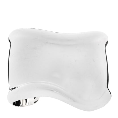 Tiffany Sterling Silver Elsa Peretti Medium Left Wrist Bone Cuff Bracelet 1 of 5