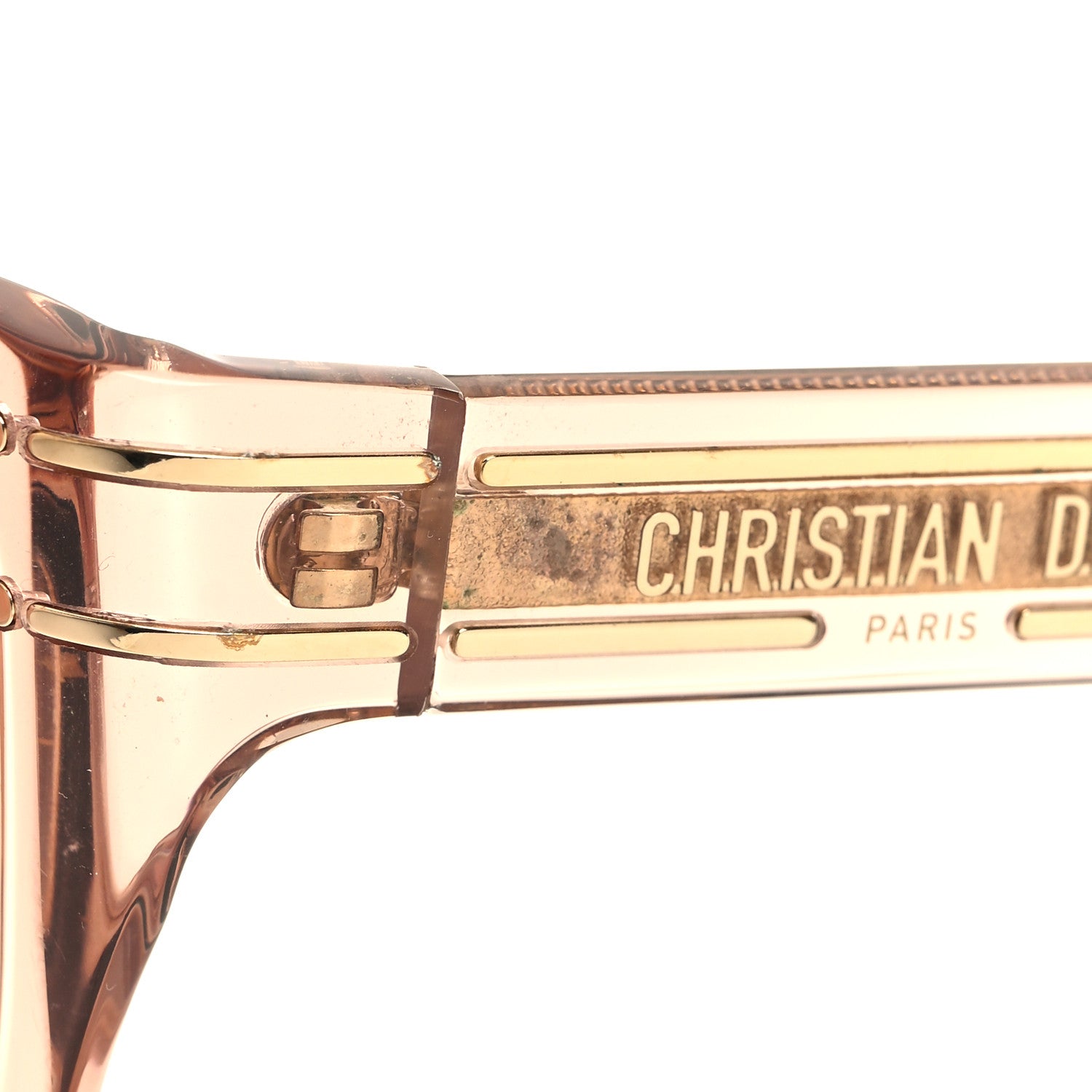 Christian Dior Acetate Diorsignature S10F Square Sunglasses Transparent Pink 8 of 9
