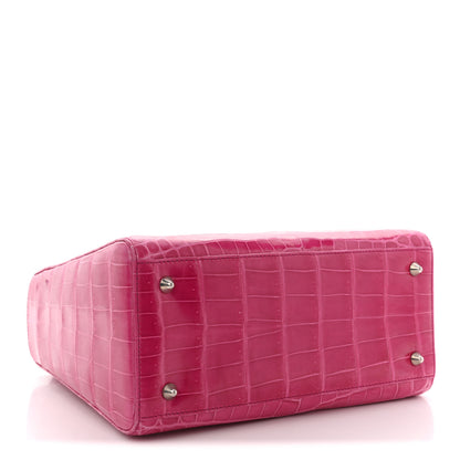Christian Dior Alligator Medium Lady Dior Pink 4 of 11