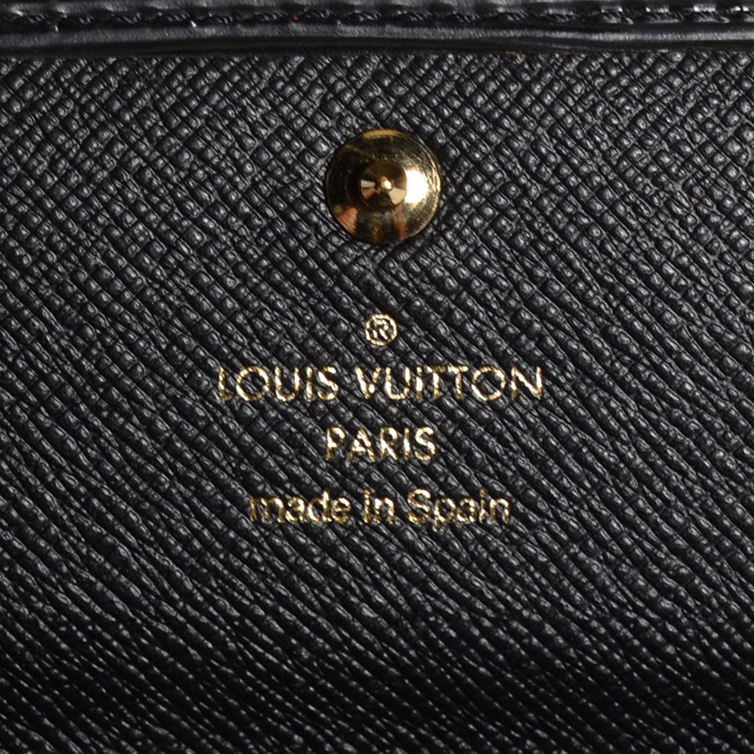 Louis Vuitton Epi Porte Tresor International Wallet Black 6 of 7