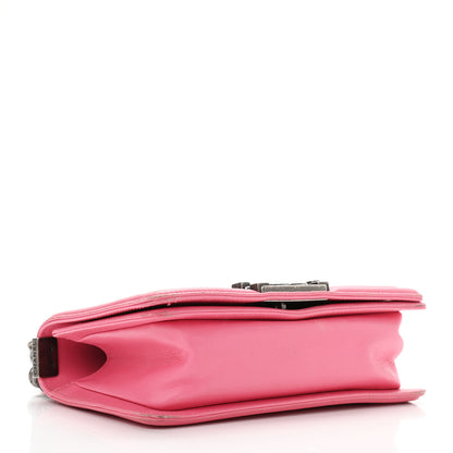 Chanel Galuchat Stingray Small Boy Flap Pink 4 of 19