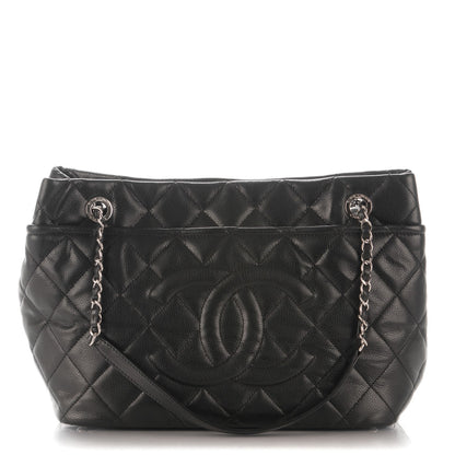 Chanel Caviar Quilted Timeless CC Soft Tote Black 1 of 7