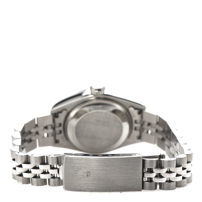 Rolex Stainless Steel 18K White Gold Diamond 26mm Oyster Perpetual Datejust Watch Silver 69174 4 of 5