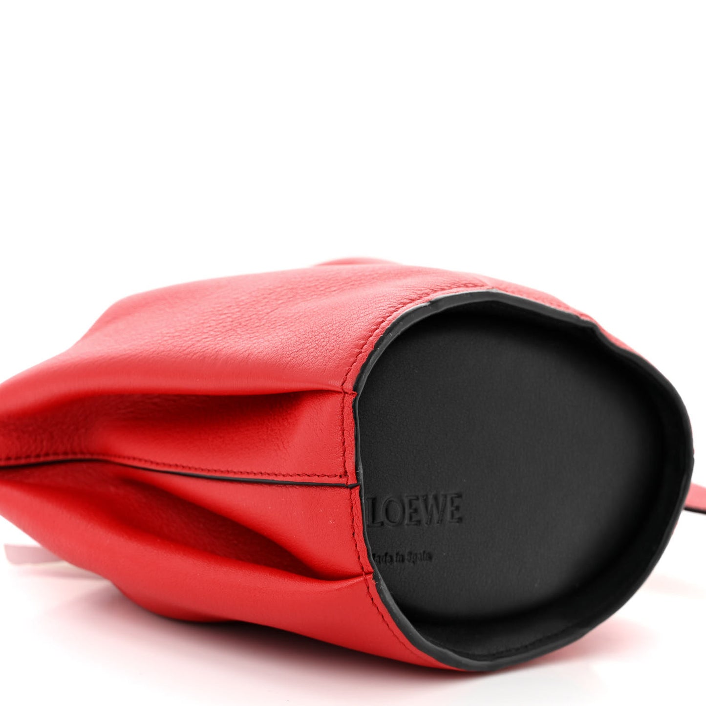 Calfskin Mini Elephant Crossbody Bag Scarlet Red