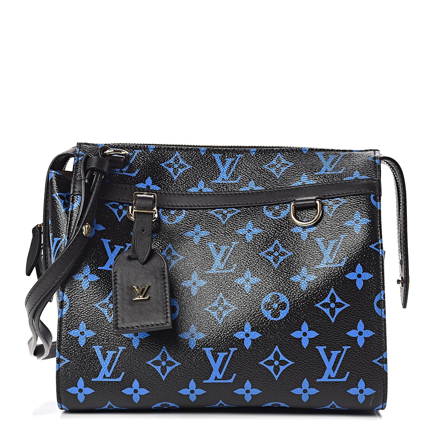 Louis Vuitton Colored Monogram Speedy Amazon PM Blue Black 1 of 9