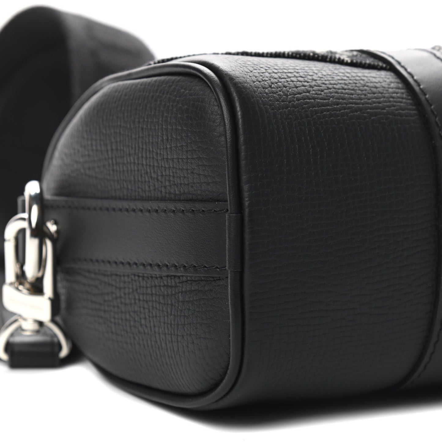 X NIGO Taurillon Monogram Denim Drip Keepall XS Black