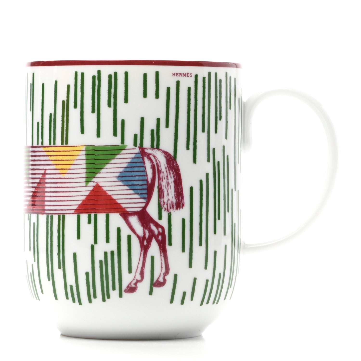Hermes Porcelain Hippomobile Mug 3 of 6