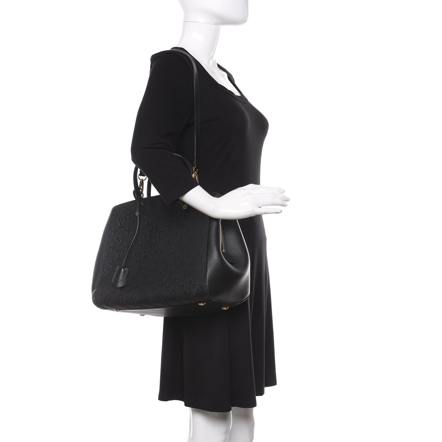 Louis Vuitton Empreinte Montaigne GM Black 2 of 10