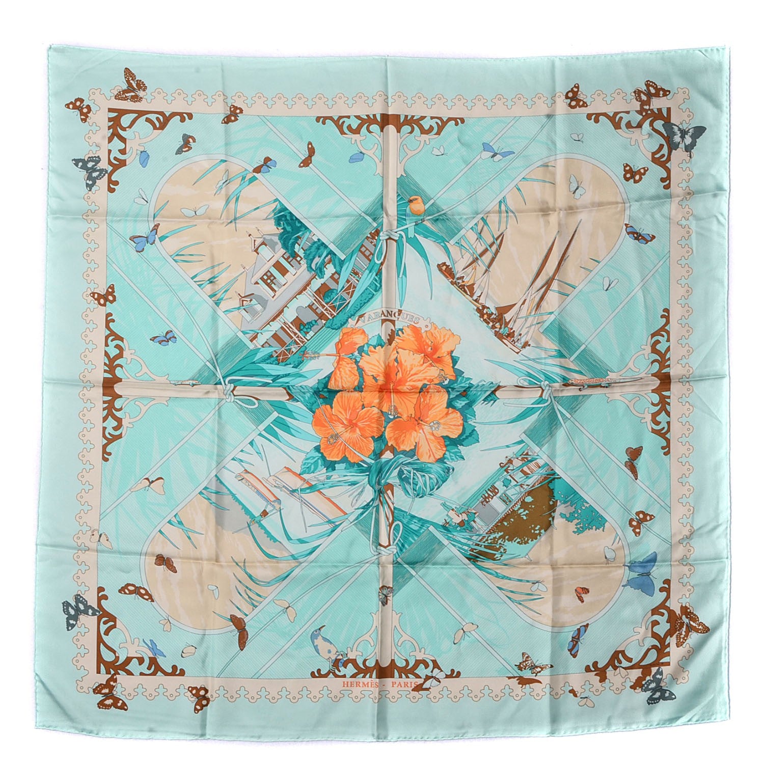 Hermes Silk Varangues Scarf 90 2 of 6