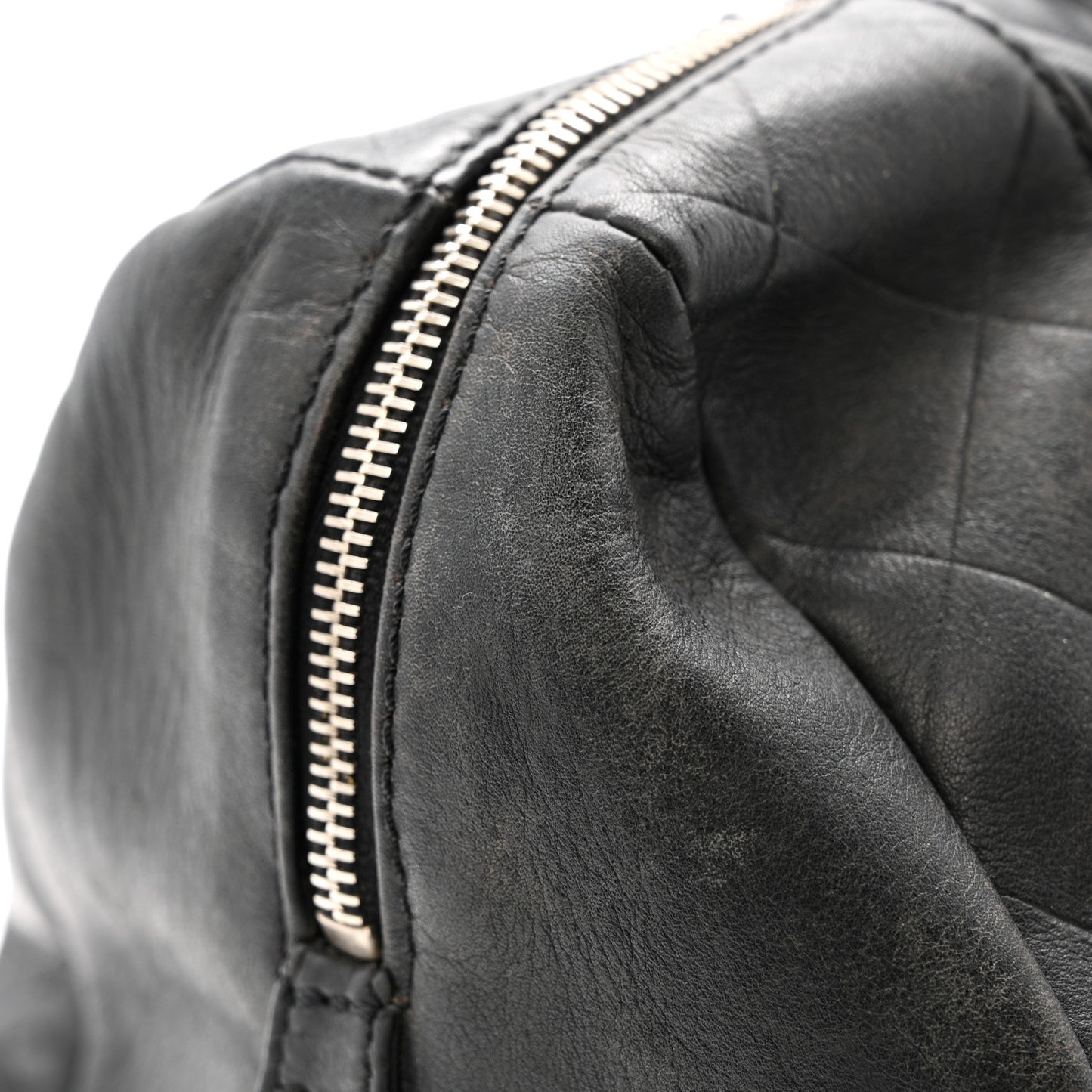 Calfskin CC Chevron All Day Long Boston Black