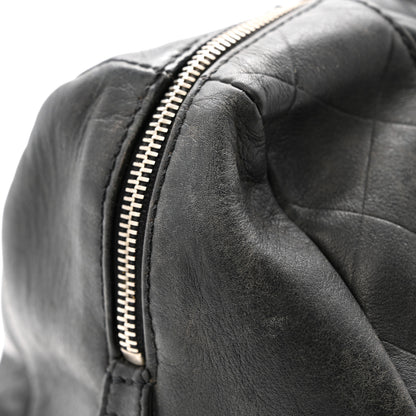 Chanel Calfskin CC Chevron All Day Long Boston Black 11 of 14