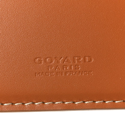 Goyard Goyardine Saint Pierre Card Holder Black Gold 6 of 7
