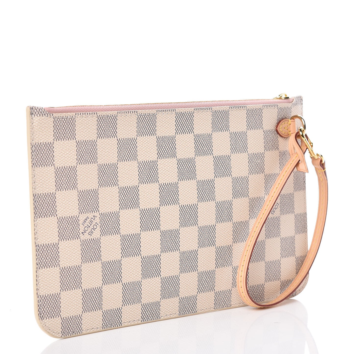 Damier Azur Neverfull MM GM Pochette Rose Ballerine