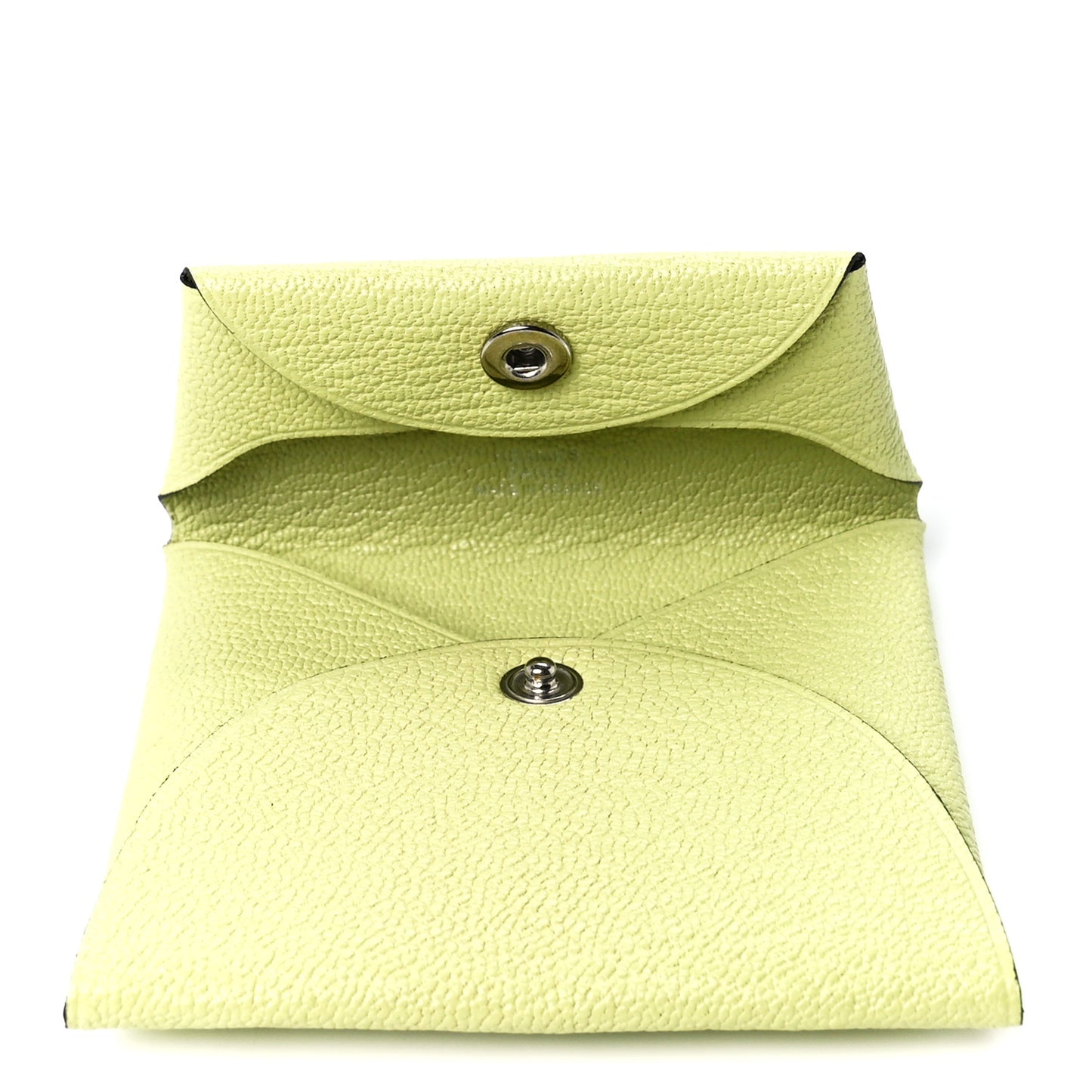 Chevre Mysore Bastia Coin Purse Jaune Bourgeon