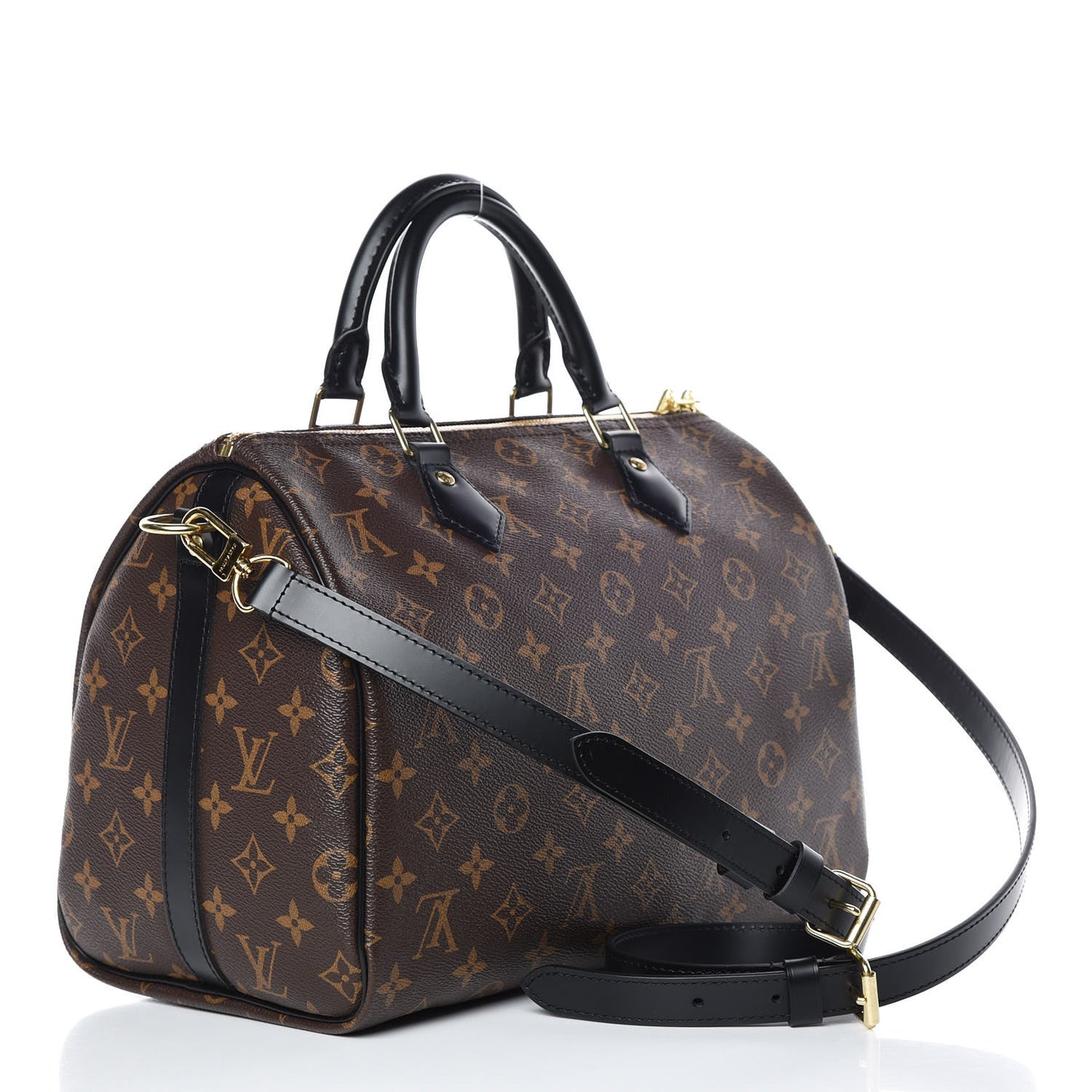 Monogram My World Tour Speedy Bandouliere 30 Black