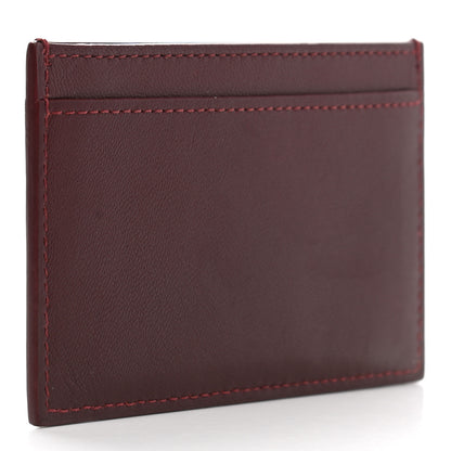 Celine Smooth Lambskin Solo Card Holder Rust 3 of 7