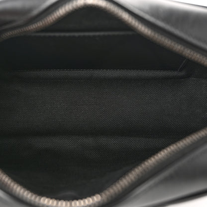 Gucci Calfskin Matelasse Monochrome Small GG Marmont Chain Shoulder Bag Black 6 of 10