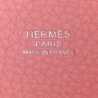 Hermes Taurillon Clemence Picotin Lock 18 PM Rose Sakura 6 of 10