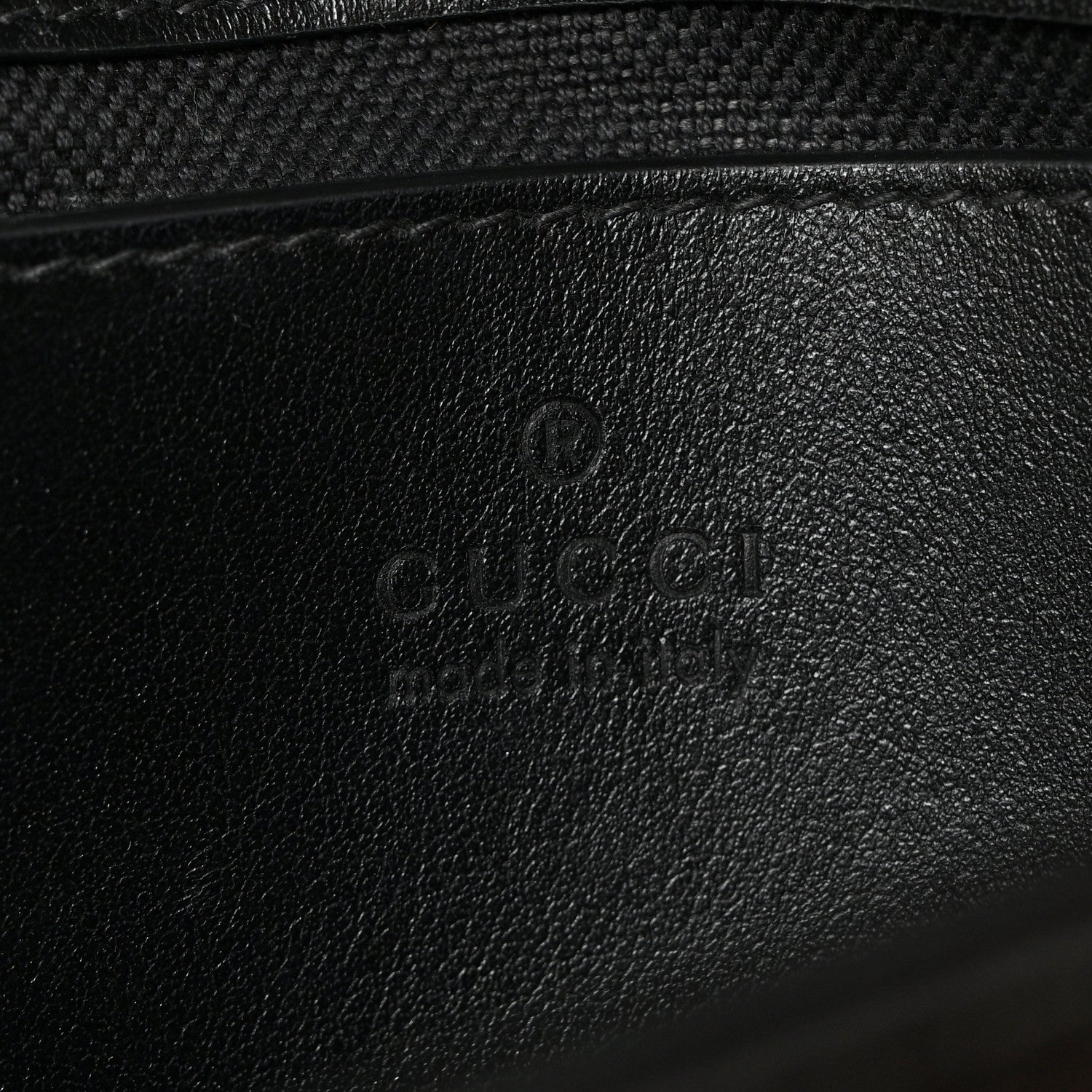 Gucci Calfskin Matelasse Monochrome Mini GG Marmont Shoulder Bag Black 6 of 10