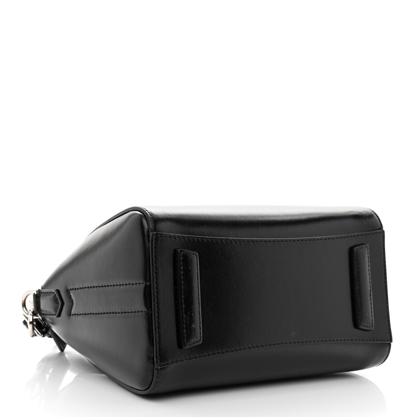Shiny Lord Calfskin Mini Antigona Black