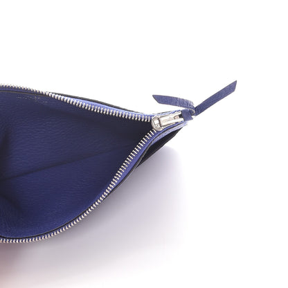 Hermes Togo Dogon Duo Wallet Bleu Electrique 10 of 13