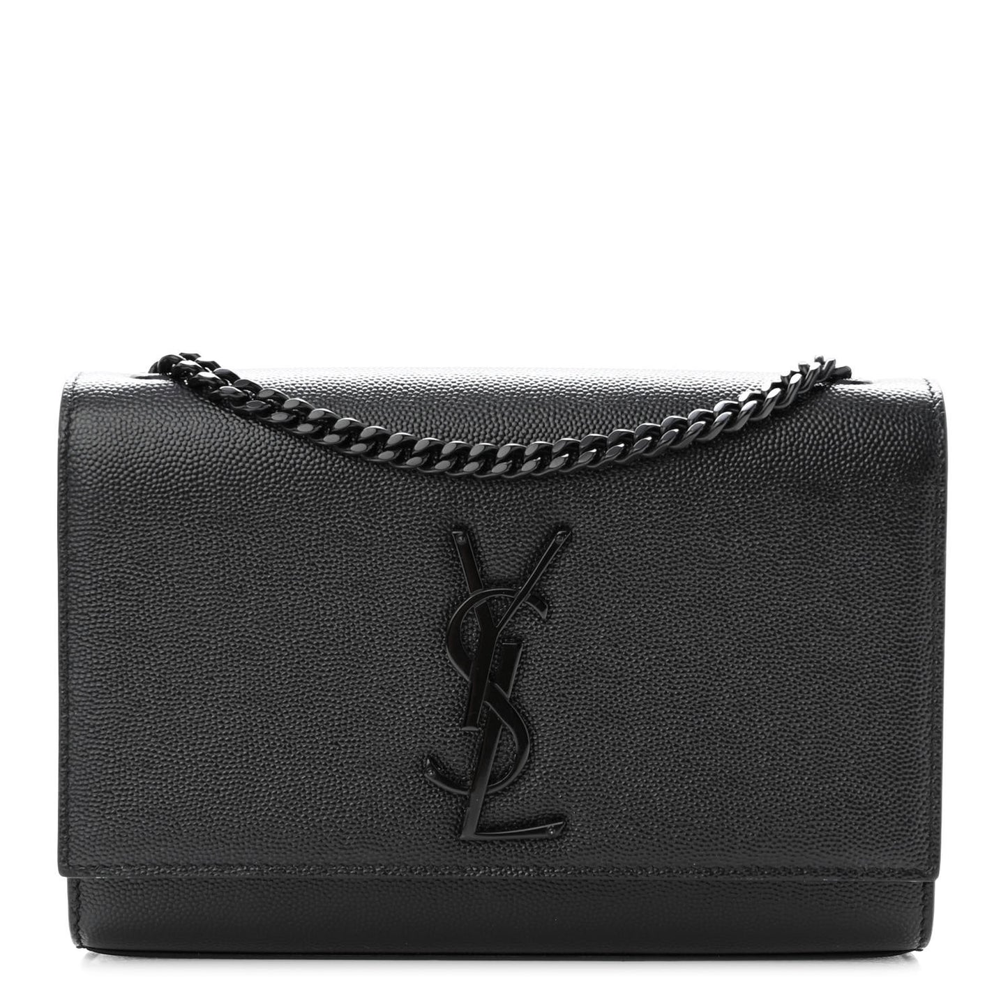 Grain De Poudre Small Monogram Kate Satchel Black