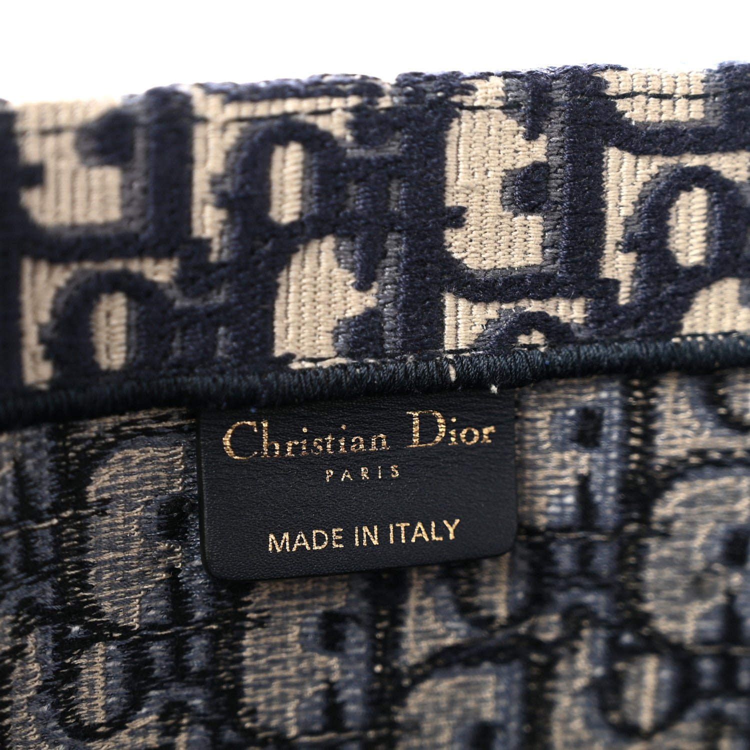 Christian Dior Oblique Large Book Tote Blue Multicolor 6 of 14
