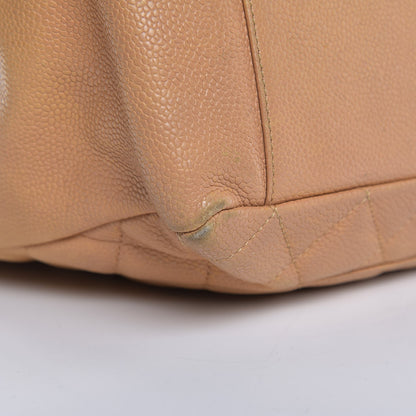 Chanel Caviar Quilted Grand Shopping Tote GST Beige 14 of 26