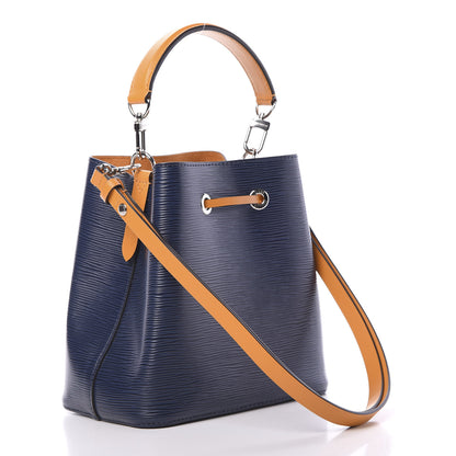 Louis Vuitton Epi Neonoe BB Indigo Safran 2 of 13