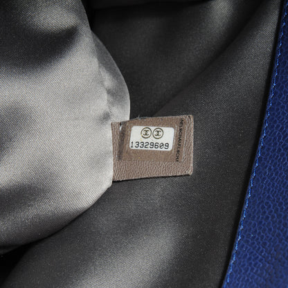 Chanel Caviar Grand Shopping Tote GST Blue 8 of 8