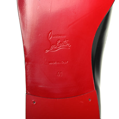 Christian Louboutin Calfskin Women Trompinetta Trompe L'oeil Loafers 41 Black 4 of 4