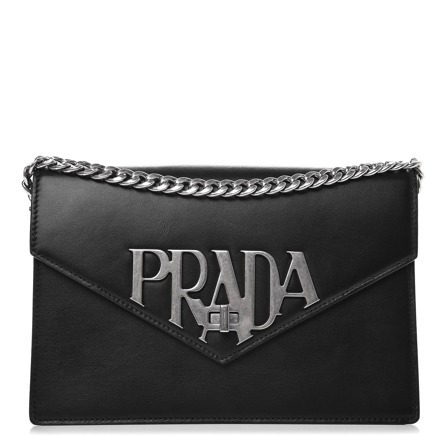 Soft Calf Logo Crossbody Nero Black