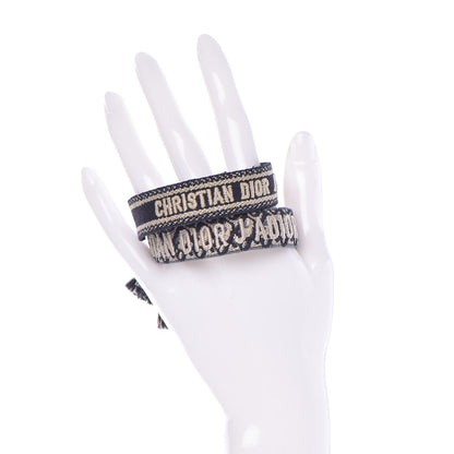 Christian Dior Woven Cotton J'Adior Friendship Bracelet Set 2 of 4