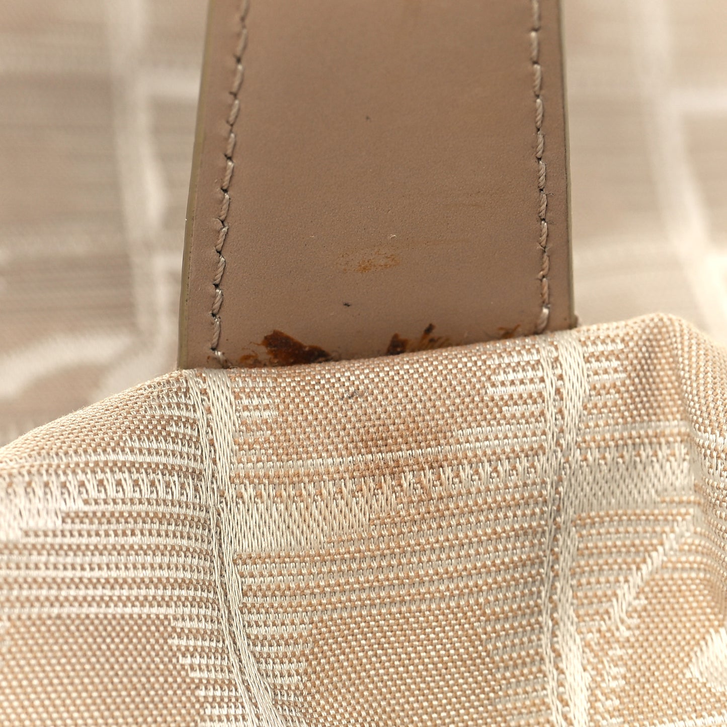 Nylon Travel Shoulder Bag Beige